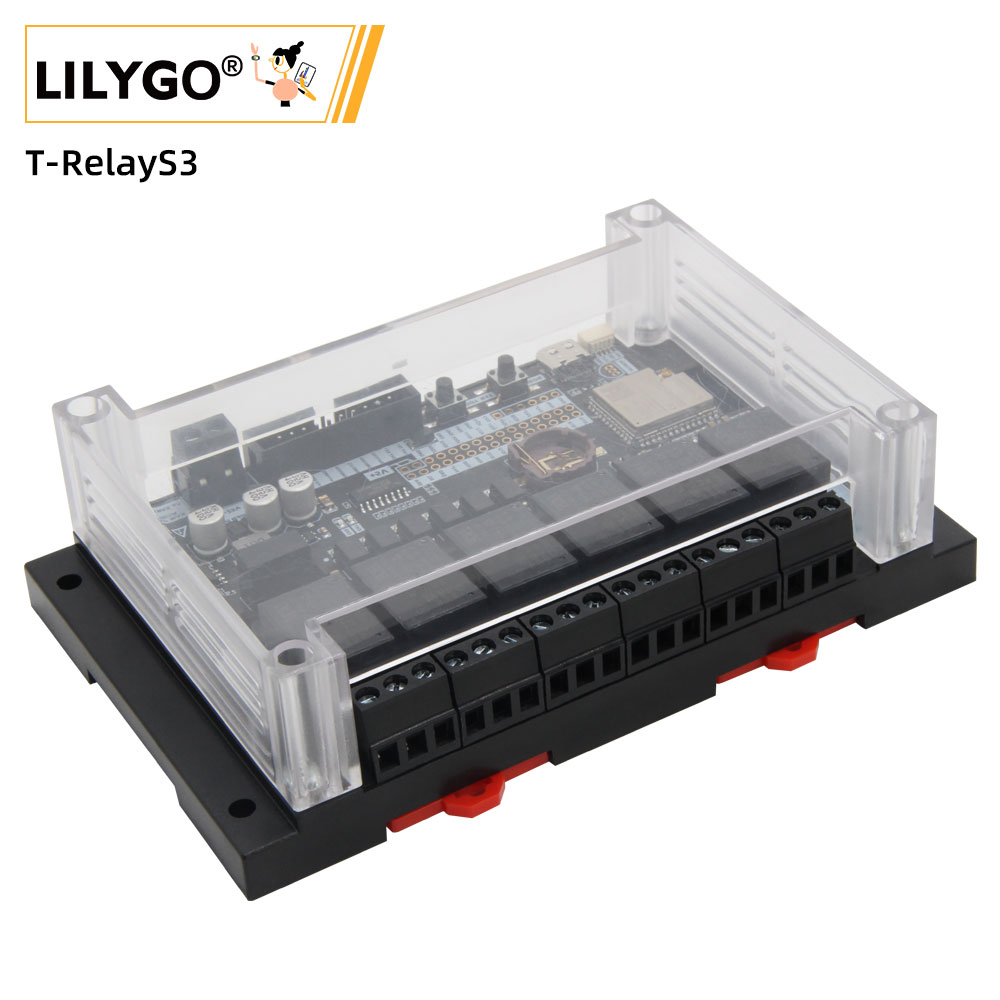 Lolin S3 - LILYGO® T-RelayS3 ESP32-S3 6-Wege-Relais-Entwicklungsplatine ESP32-S3-WROOM-1U WLAN-Bluetooth-erweiterbare