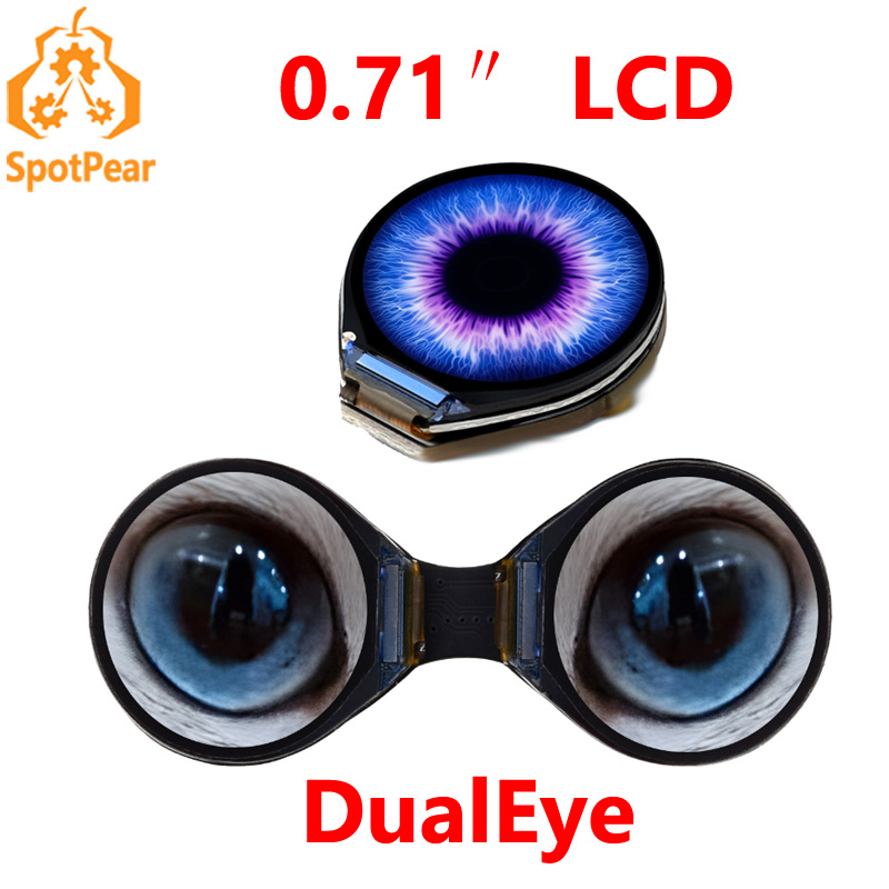 Doit Esp32 - Waveshare 0,71 Zoll Double Eye Rundes
