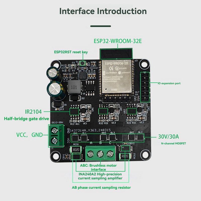 SimpleFOC High-Power ESP32 20A – Doit Esp32 Bewertung und Preis