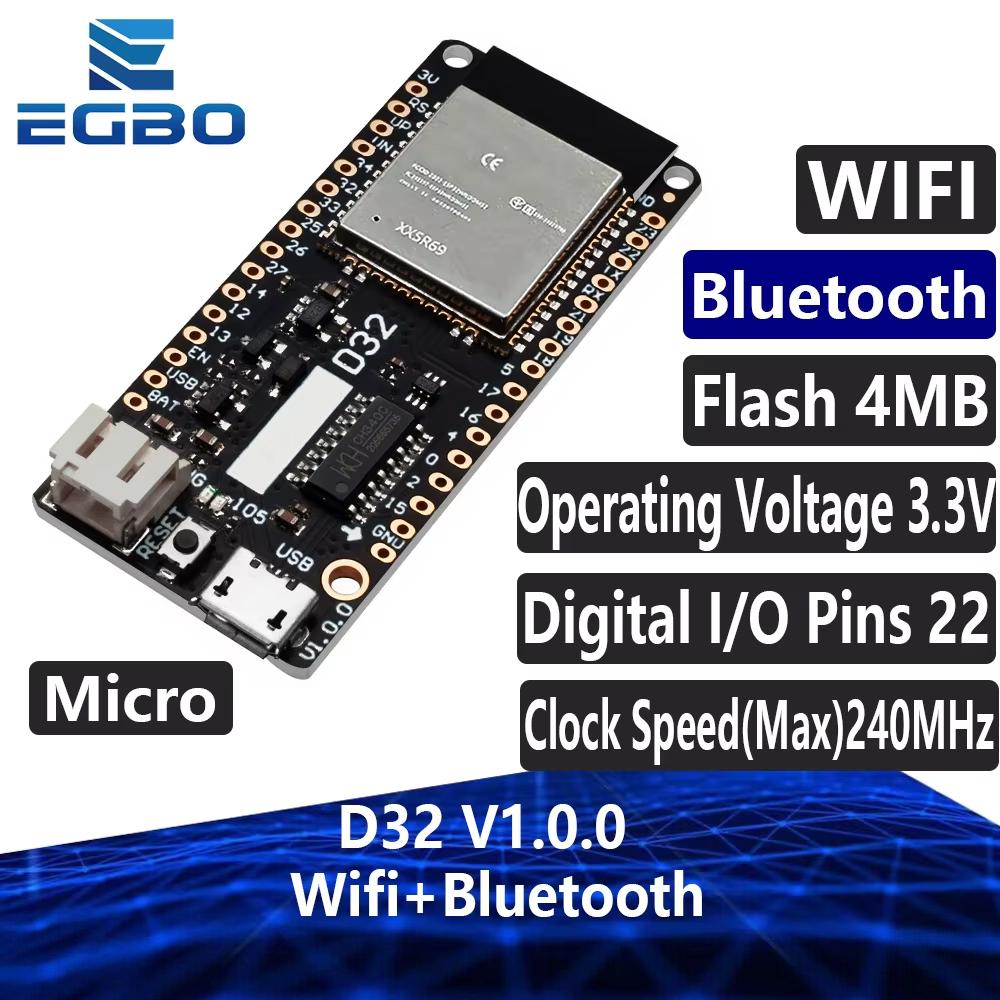 EGBO für LOLIN D32 V1.0.0 – WL – Lolin D32 Bewertung und Preis
