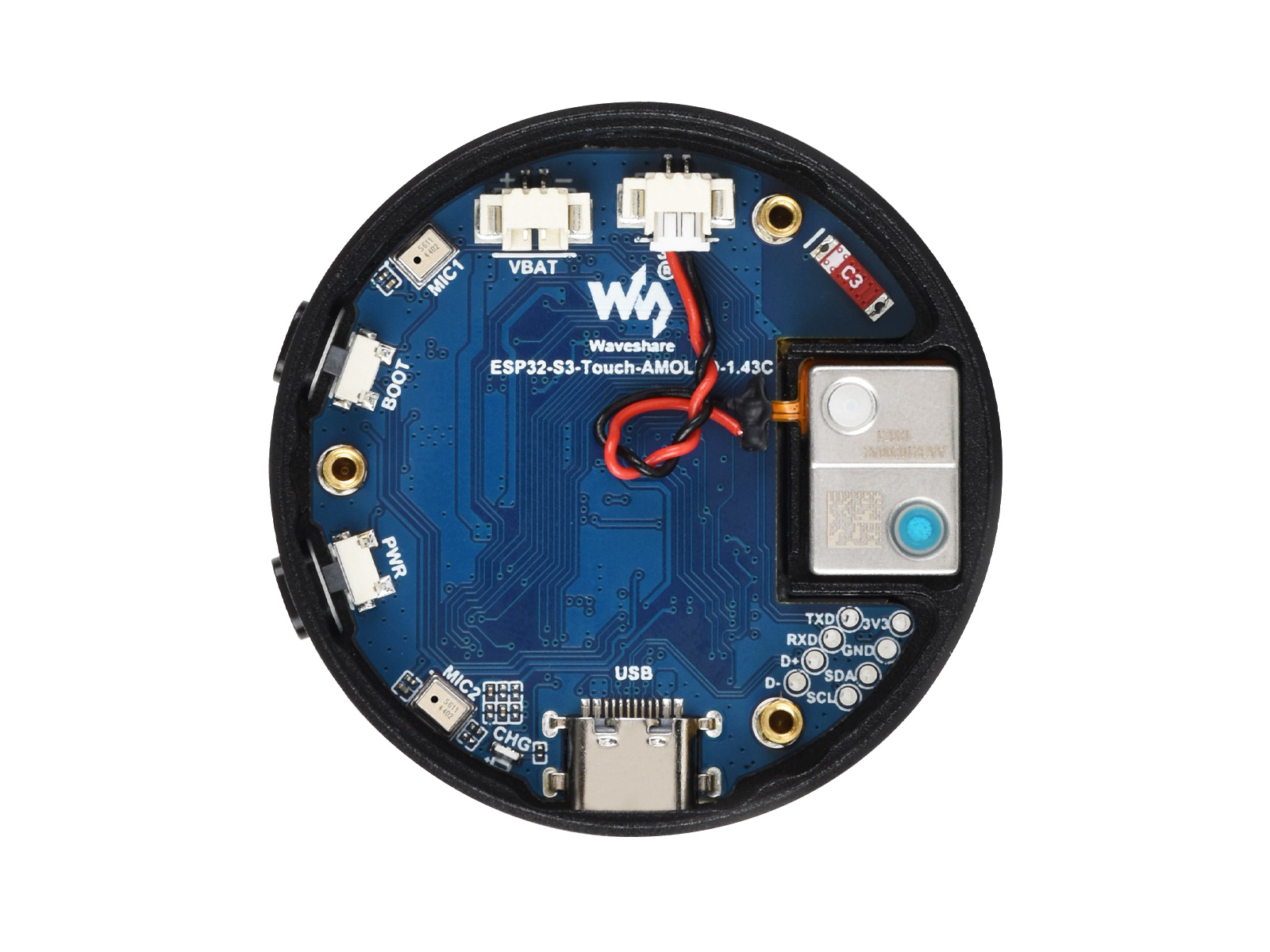 WaveshareESP32-S3 1,43-Zoll AM – Waveshare Esp32 Bewertung und Preis