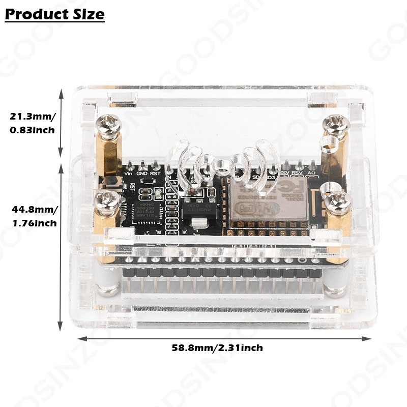 Acryl-Gehäuse-Set für ESP32 No – Nodemcuv2 Bewertung und Preis